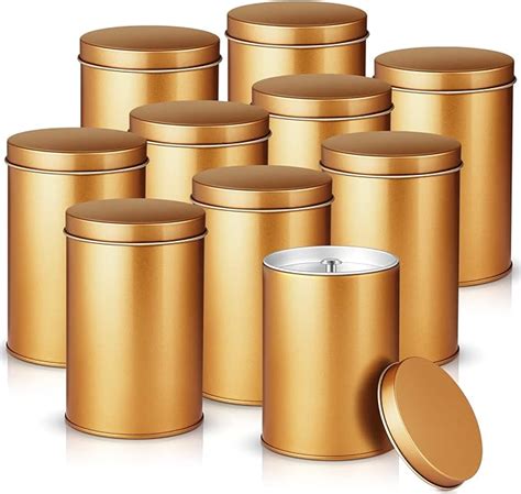 Rtteri 20 Pcs Tea Tin Canister with Airtight Double 